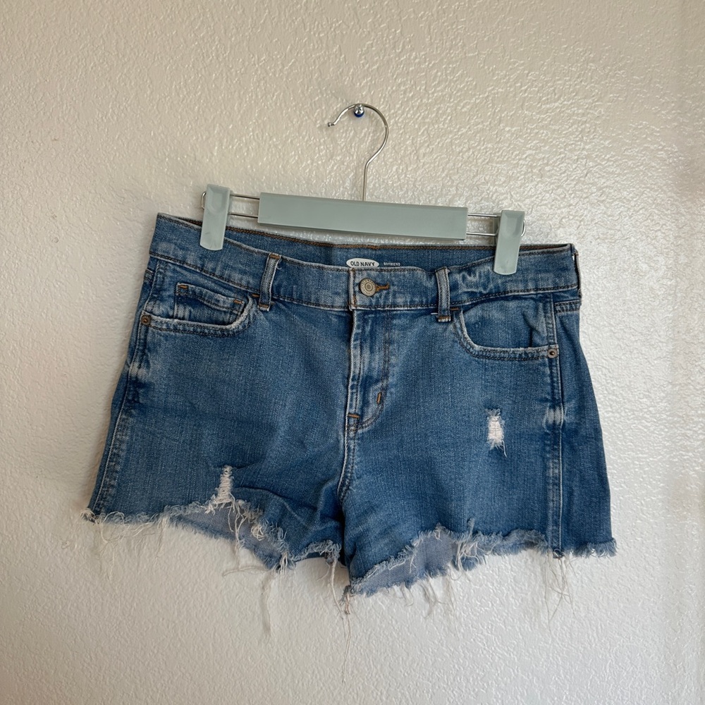 Old Navy Denim Boyfriend Shorts- Indigo